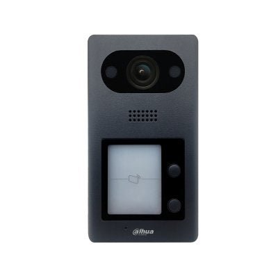 VTO3211D-P2 Video Intercom buitenpost met 2 drukknoppen, Mifare taglezer, PoE - alarmsysteemexpert.nl