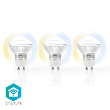 Wi-Fi Smart LED-Lamp | Warm tot Koel Wit | GU10 | 3-Pack - alarmsysteemexpert.nl