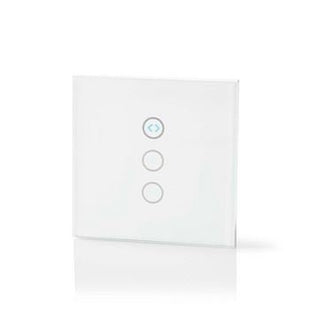 Wi-Fi smart muurschakelaar | Gordijn-, luik- of zonneschermbediening - alarmsysteemexpert.nl